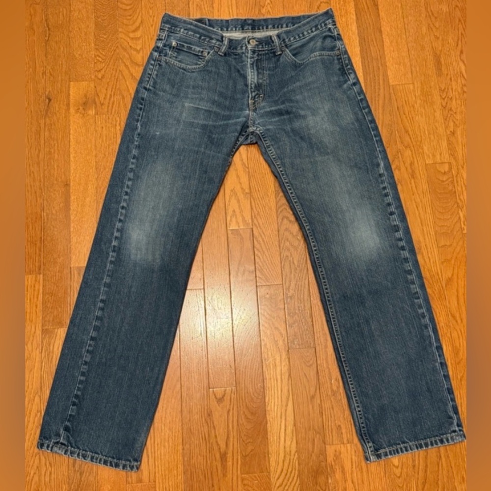 Levis 559 Mens 32x32 Denim Blue Jeans Relaxed Fit Straight Leg Medium Wash